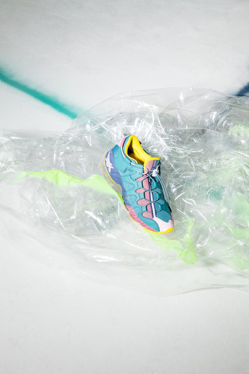 ASICS Tiger Slam Jam Gel-Mai Green Violet Black Blue