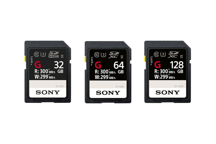 Sony Unveils Its SF-G Series UHS-II SD, Dubbed the World's Fastest Memory Cards