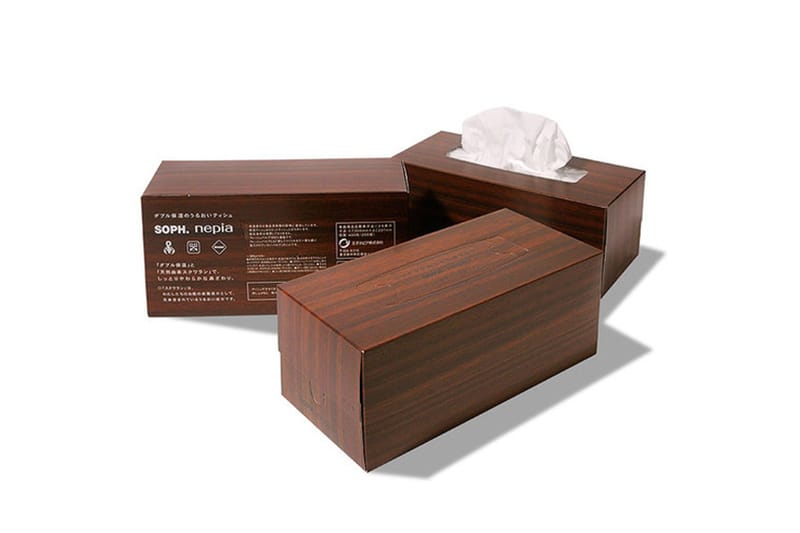 SOPH. Teams up With nepia on Tissue Boxes