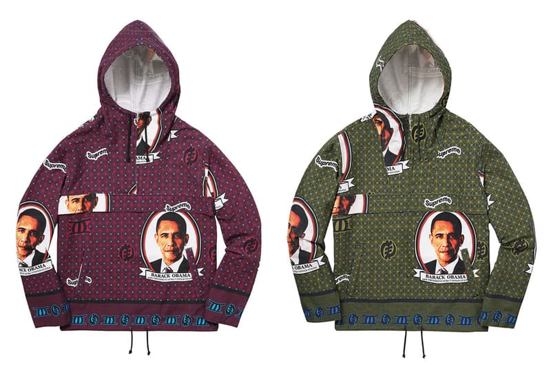 Supreme 2017 Barack Obama Pieces Kanga Inspiration