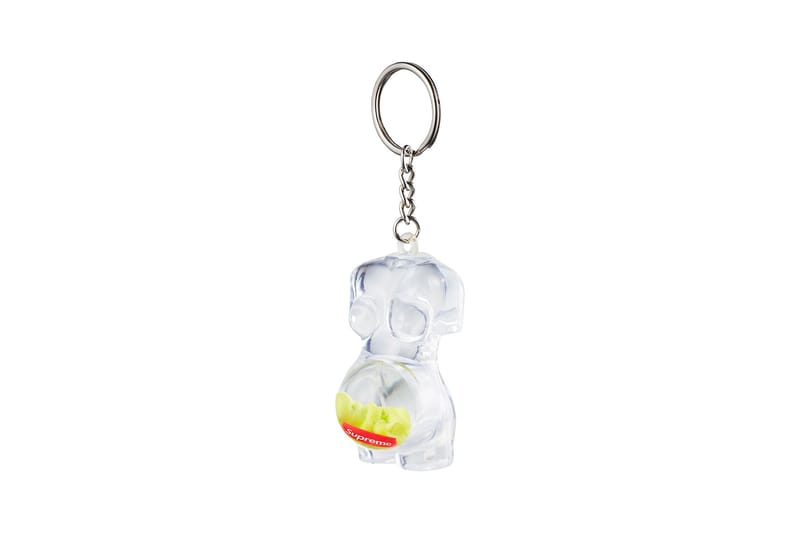 supreme pregnant keychain