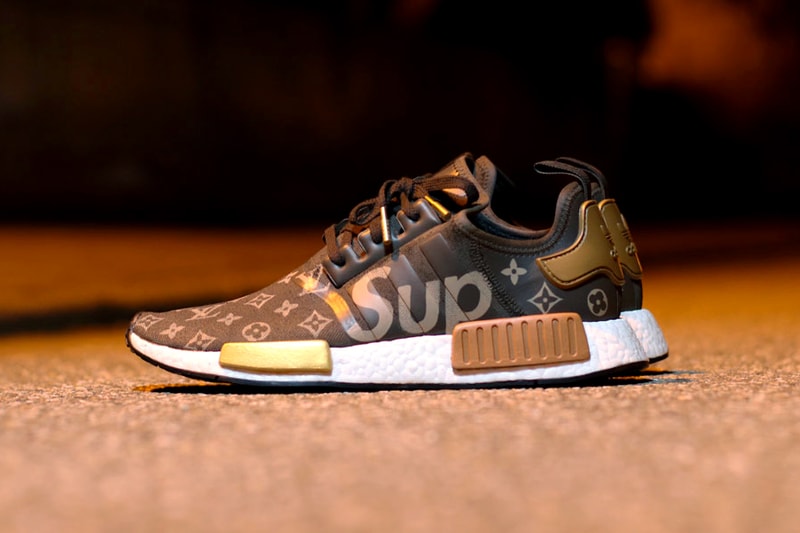 What a Supreme x Louis Vuitton x adidas NMD R1 Collaboration Might Look Like Footwear Three Stripes Germany French Luxury House Skateboarding