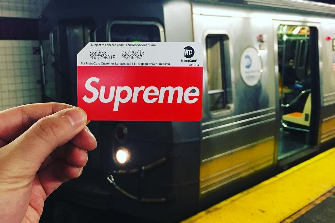 Supreme MetroCards New York Subway