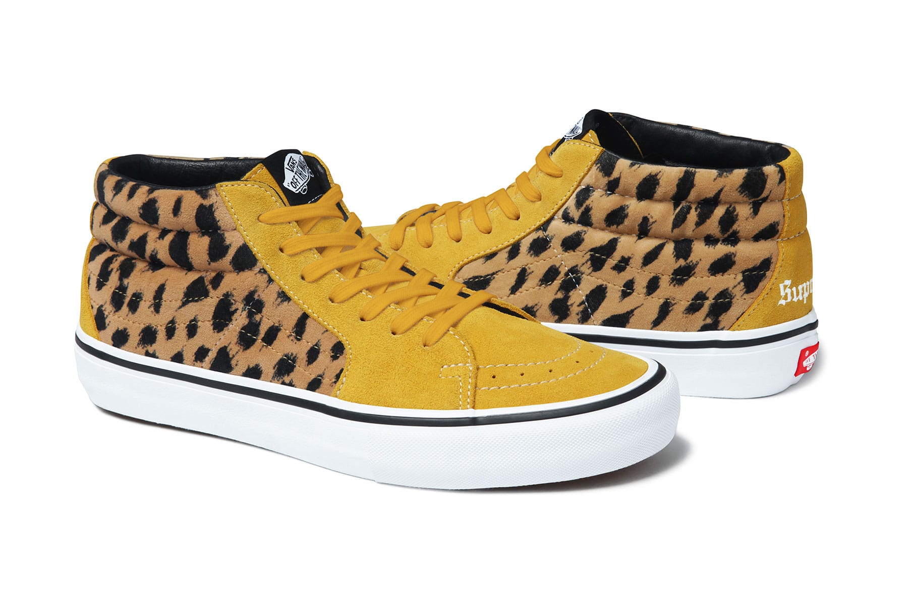 supreme x vans leopard collection