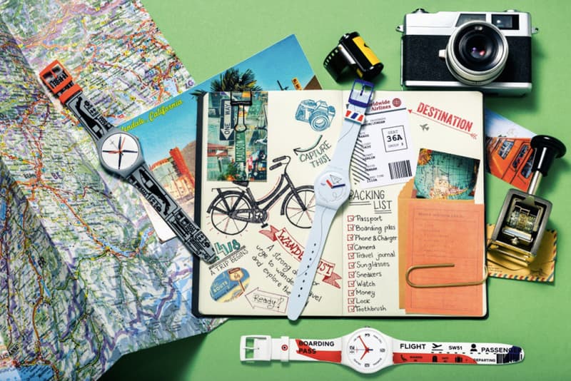 Swatch A Traveler's Dream Travel Themed Watch Series