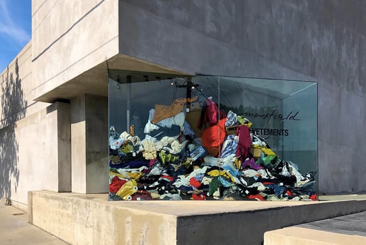 Vetements DRY CLEANING Pop Up Space Maxfield LA Exclusive Items