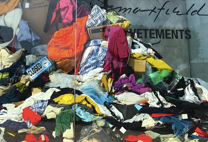 Vetements DRY CLEANING Pop Up Space Maxfield LA Exclusive Items