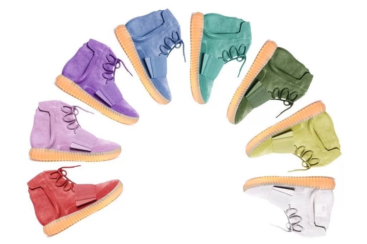 The YEEZY BOOST 750 Rainbow Fantasy Pack