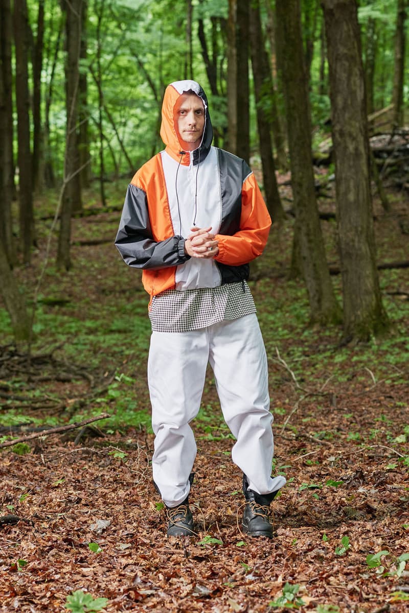 Proper Gang Spring/Summer 2017 Orange White Black Coat