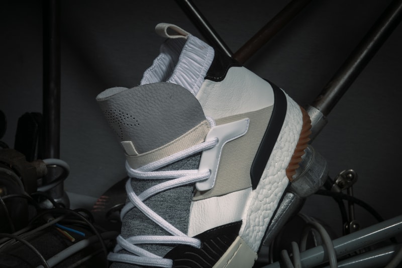 adidas Originals by Alexander Wang Drop 3 BBall White Grey Profile