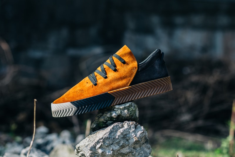 adidas Originals by Alexander Wang Drop 3 Skate Orange Profile
