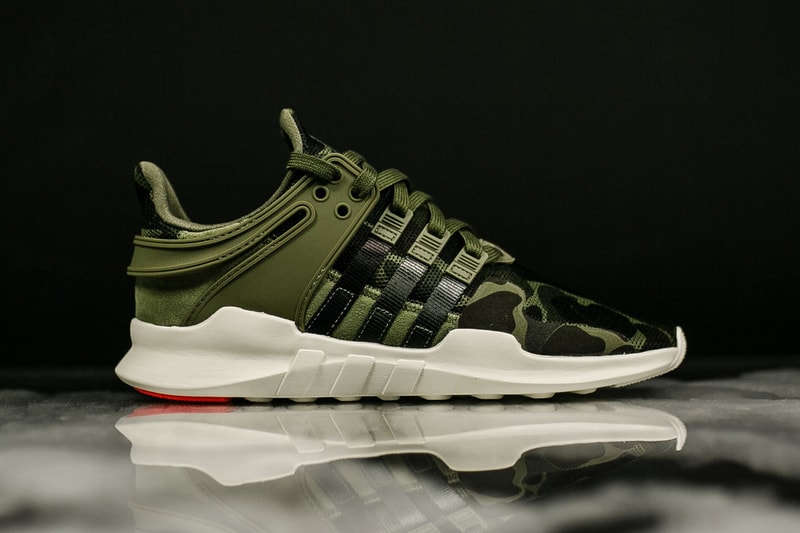 adidas Originals EQT Support ADV Camo Pack Olive Black White