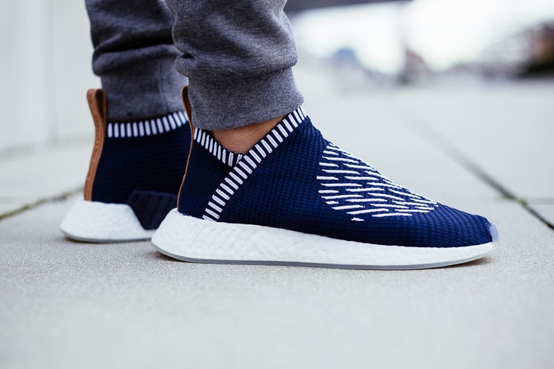 adidas Originals NMD City Sock 2 On-Feet Look Ronin Black Gray Silhouettes Footwear Sneakers Shoes