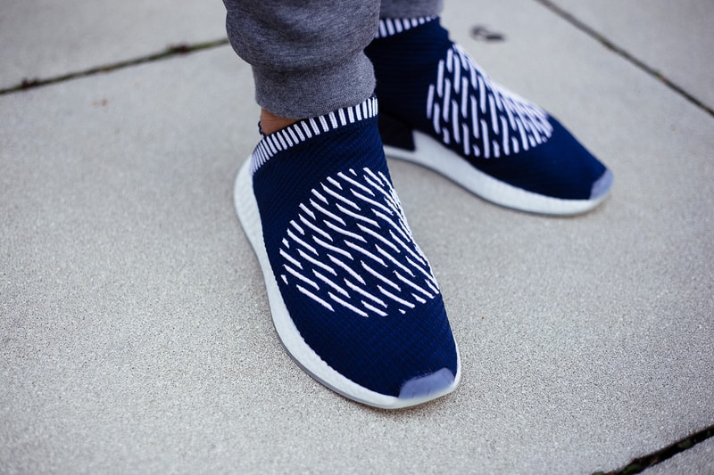 adidas Originals NMD City Sock 2 On-Feet Look Ronin Black Gray Silhouettes Footwear Sneakers Shoes