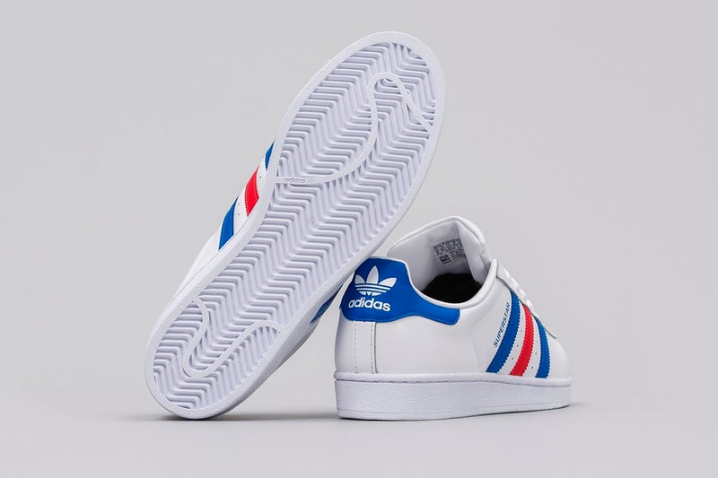 adidas "Tri-Color" Superstar Red White Blue Three Stripes