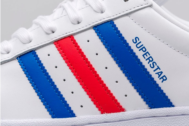 adidas "Tri-Color" Superstar Red White Blue Three Stripes