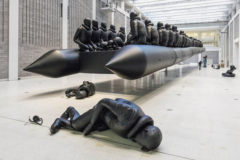 Ai Weiwei's Epic Refugee Boat Installation Is His Largest Work to Date