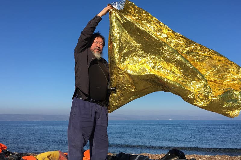 Ai Weiwei Law of the Journey Lifeboat Installation