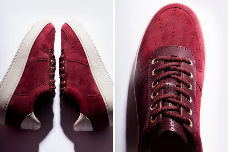 Aimé Leon Dore Q14 Sneaker in Burgundy Suede