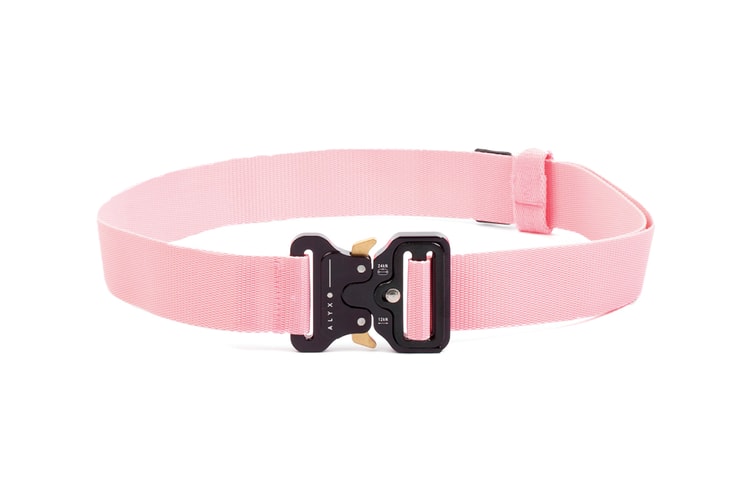 ALYX Releases a Pastel Pink Iteration of Its Rollercoaster Belt