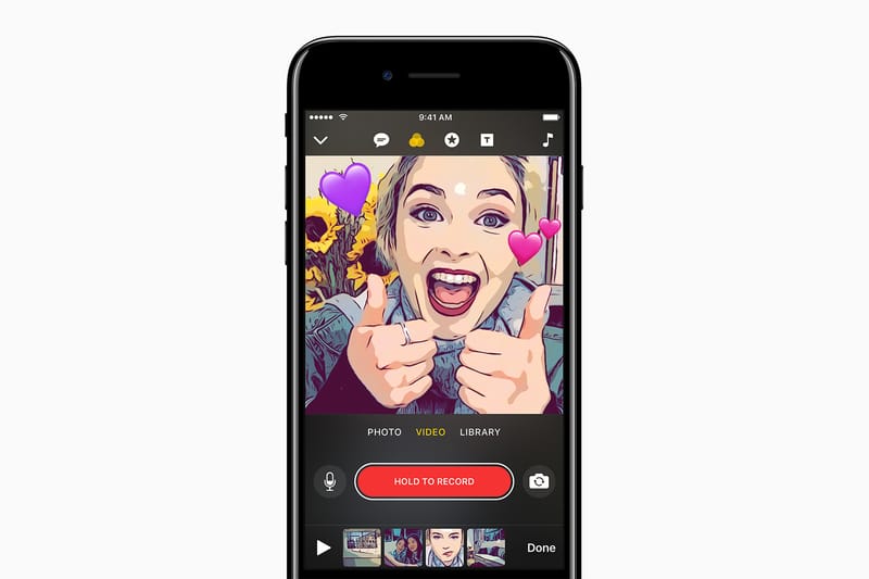 Apple Takes on Snapchat & Instagram With Its New Clips App