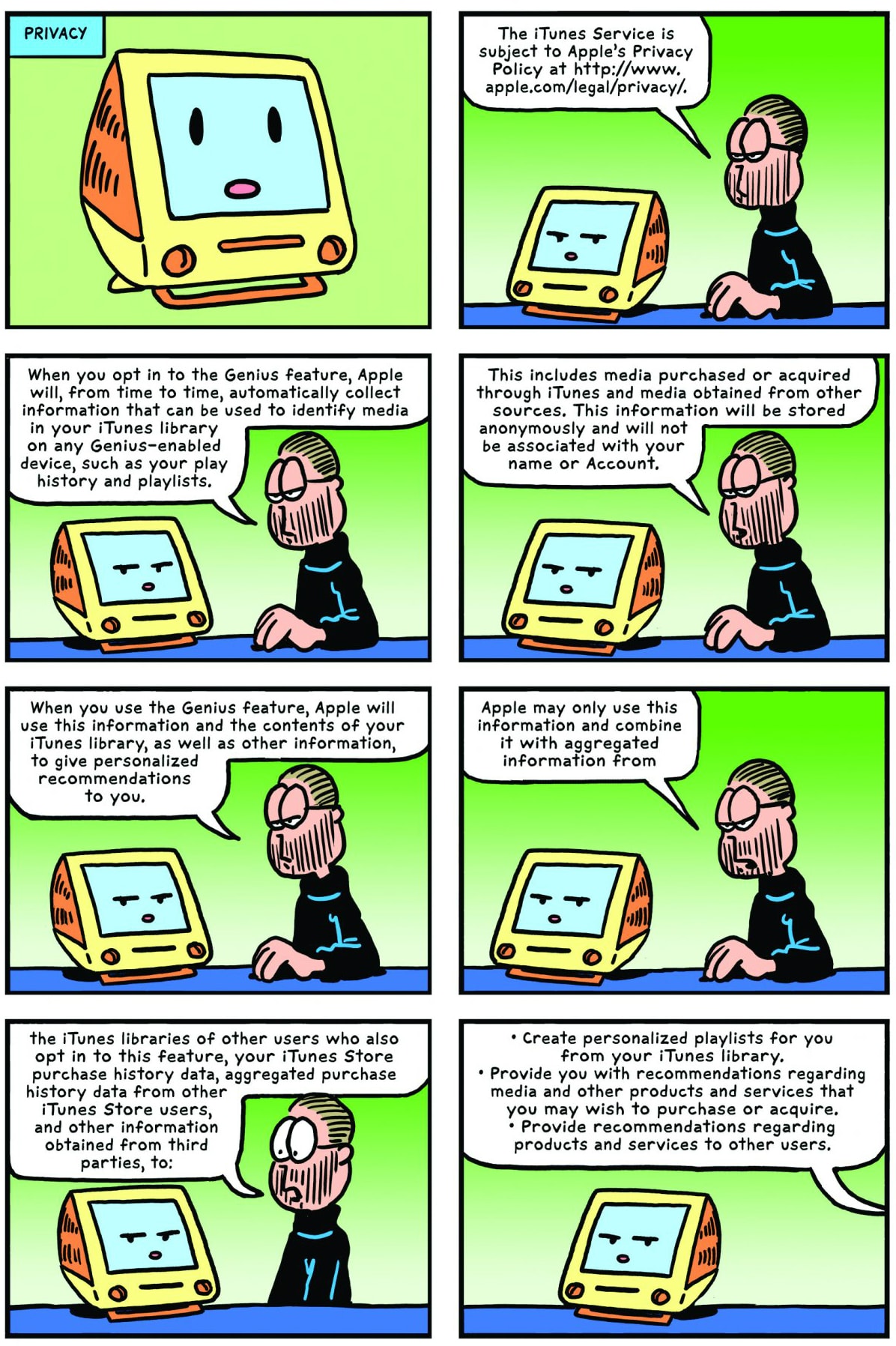 Comic Artist Robert Sikoryak Apple's Terms and Conditions Graphic Novel