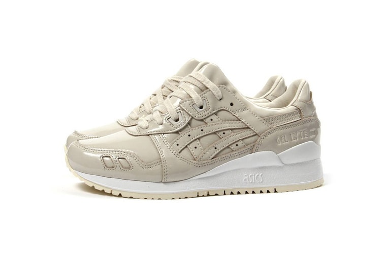 Beige Patent Leather Coats this ASICS GEL-Lyte III