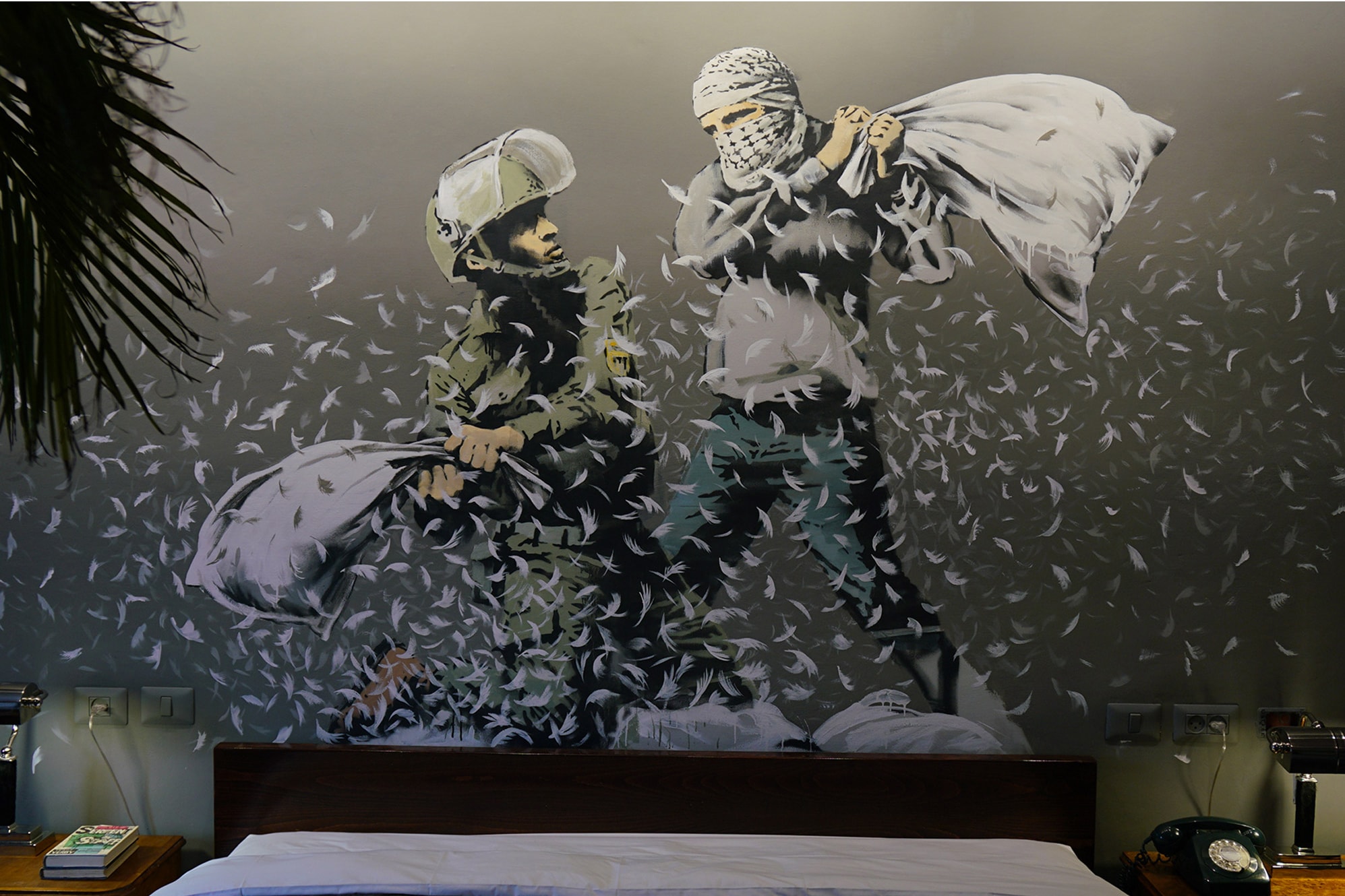 Banksy Opens Art-Filled Hotel Bethlehem Travel Graffiti