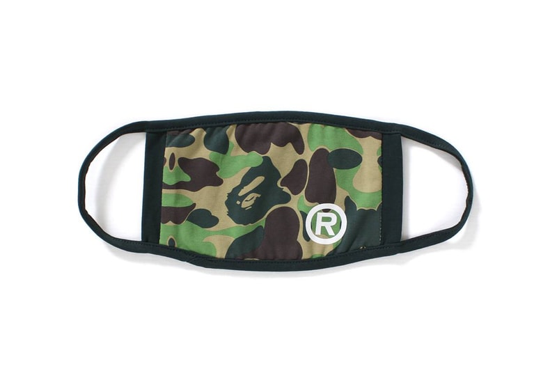 BAPE ABC Camo Mask Green