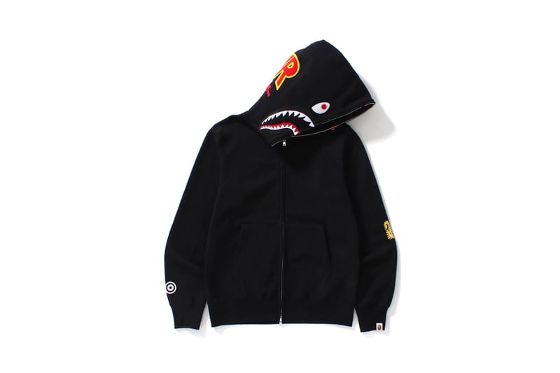 black bape jumper