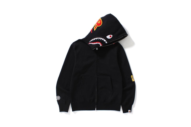 BAPE Shark Hoodies A Bathing Ape Streetwear Apparel Soft Goods