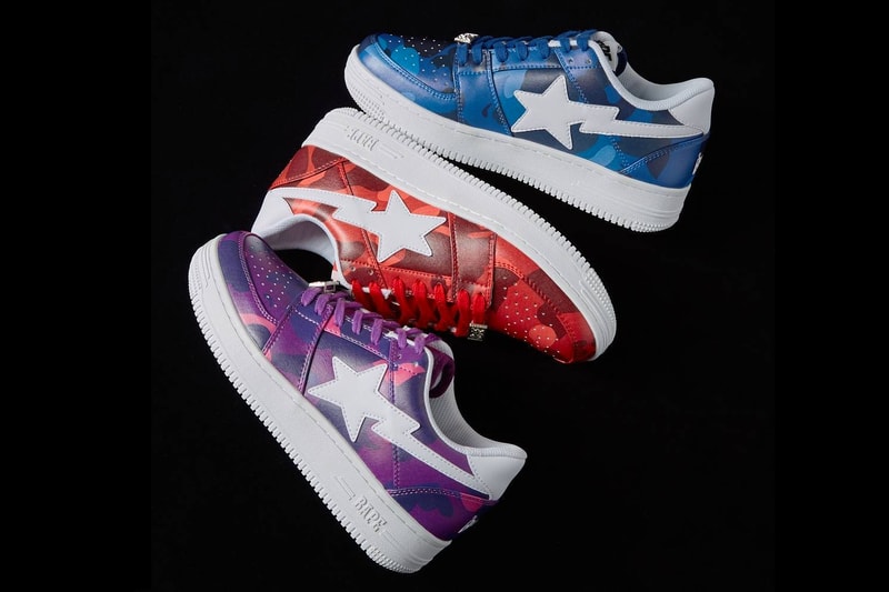 BAPE BAPESTA Tonal Camo Pack