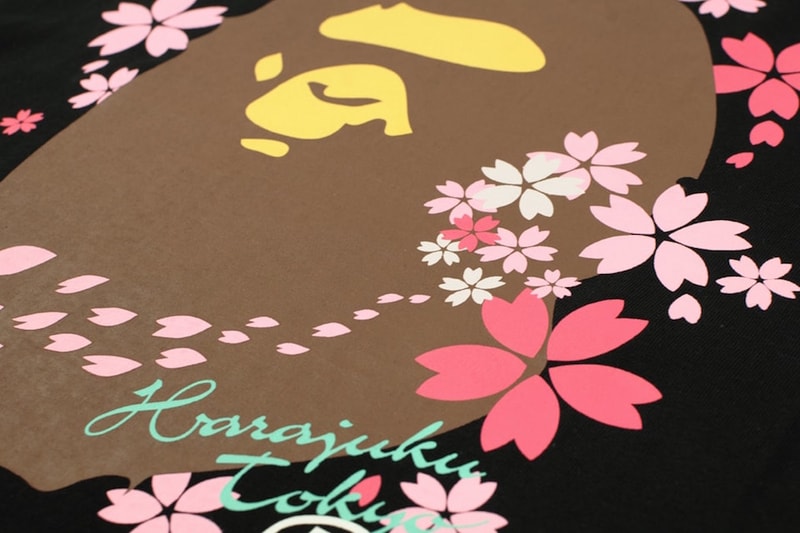 BAPE A Bathing Ape Sakura Tees 2017 Spring Collection