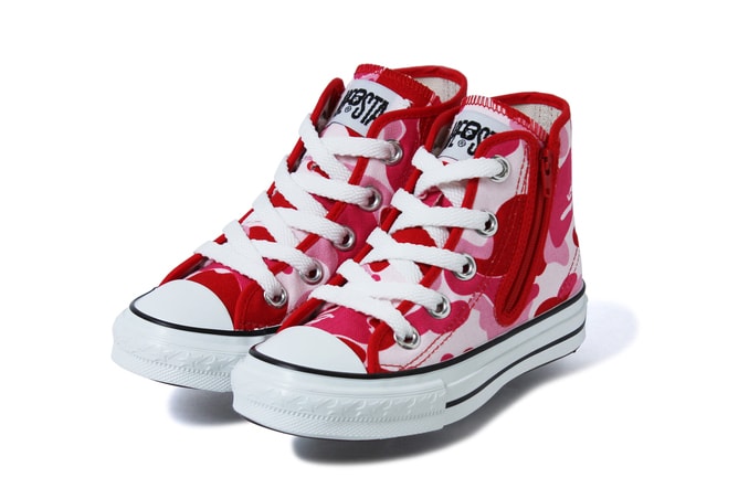 BAPE Infant ABC Camo Ape Sta Hi Sneakers colette A Bathing Ape Ape Head