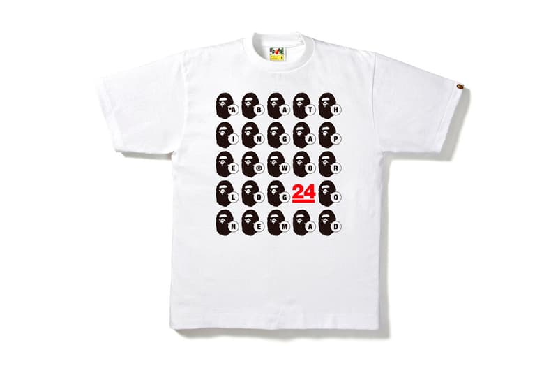 BAPE NOWHERE 24th Anniversary Capsule Collection 2017 Spring/Summer T-Shirts Sticker NIGO Jun Takahashi UNDERCOVER