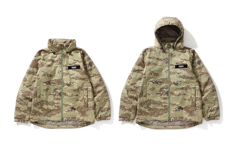 BAPE Unveils Tiger Camouflage 2017 Spring/Summer Collection A Bathing Ape Japan Hoodies T-shirts Bags