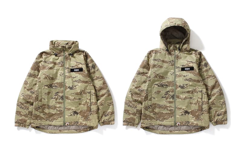 BAPE Unveils Tiger Camouflage 2017 Spring/Summer Collection A Bathing Ape Japan Hoodies T-shirts Bags
