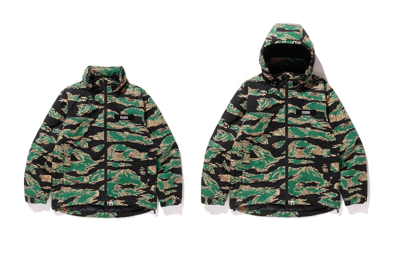 BAPE Unveils Tiger Camouflage 2017 Spring/Summer Collection A Bathing Ape Japan Hoodies T-shirts Bags