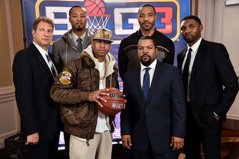 big3 three on three basketball professional league ice cube allen iverson rashard lewis kenyon martin