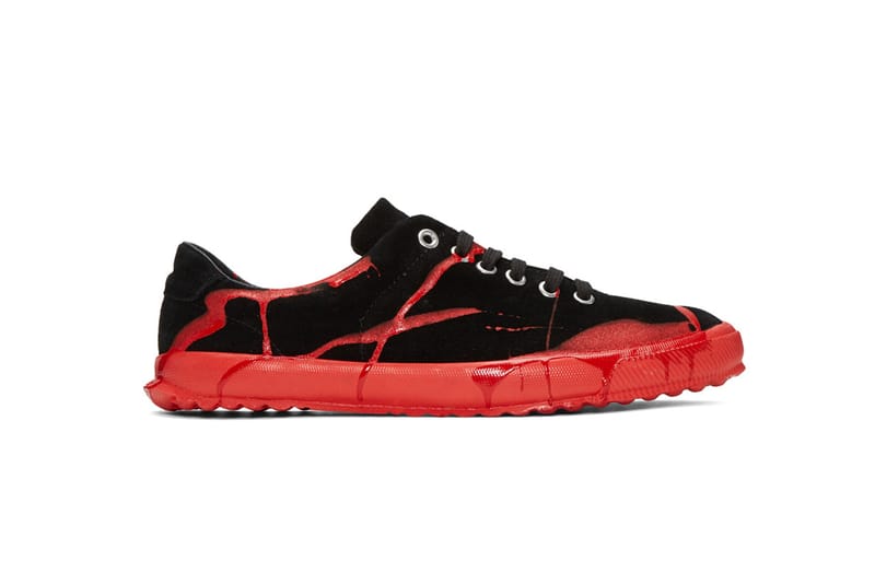 COMME des GARÇONS HOMME Plus's Novesta Sneakers Feature a Gruesome Splatter Effect