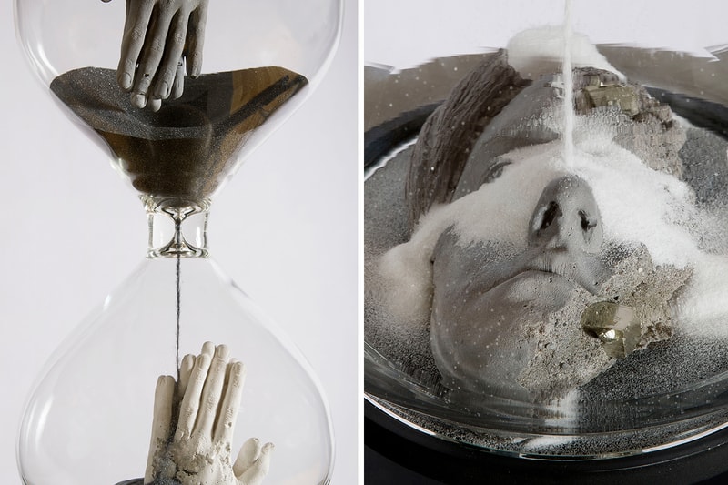 Daniel Arsham Zen House "Hourglass" Exhibit