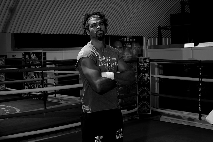 David Haye boxer boxing box training train ring o2 arena Fifth Street boxing sparring Tony Bellew