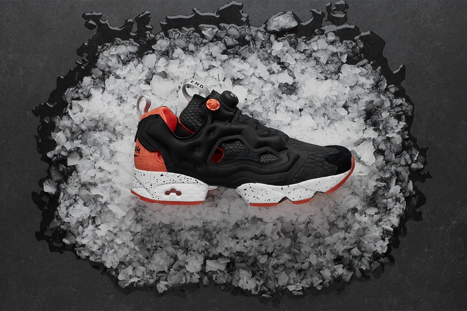 End x reebok insta pump fury black salmon Clearance