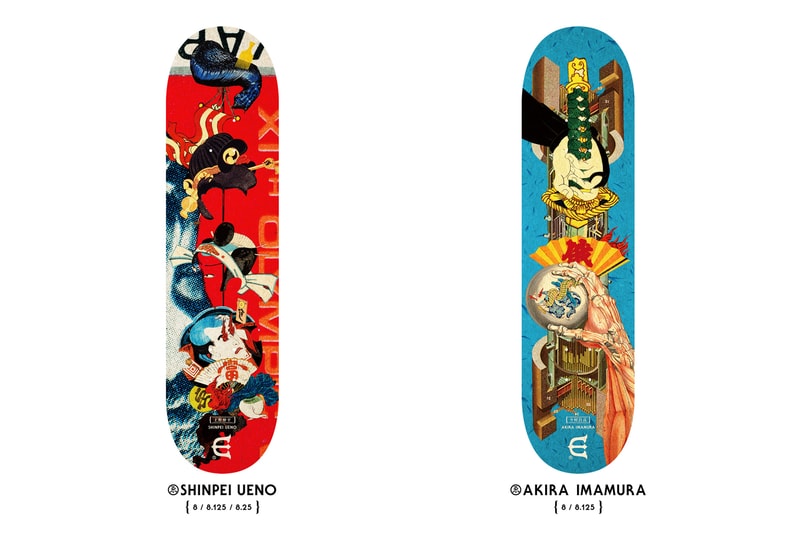 Evisen Skateboards Essence Board Series Japanese Designs
