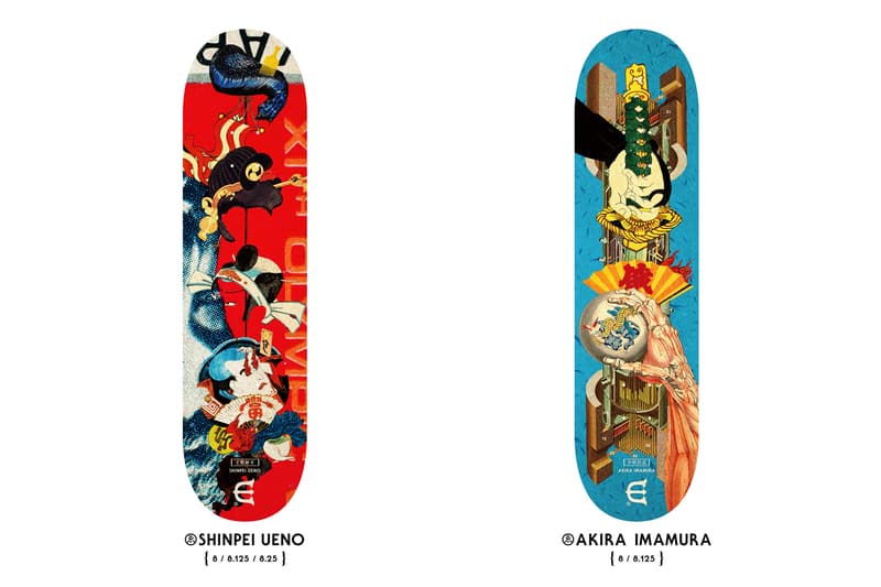 Evisen Skateboards Essence Board Series Japanese Designs