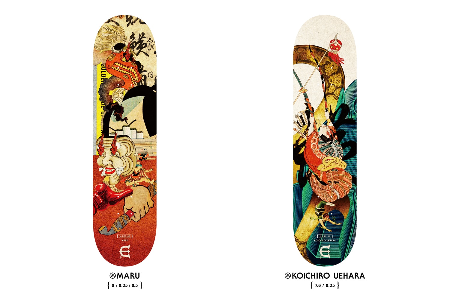 Evisen Skateboards Essence Board Series Japanese Designs