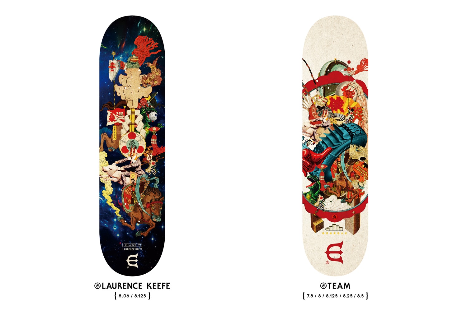 Evisen Skateboards Essence Board Series Japanese Designs
