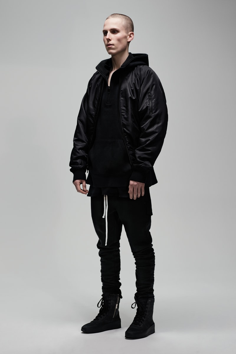 F.O.G. Essentials PacSun 2017 Spring Summer Hoodie Jacket Jogger Black