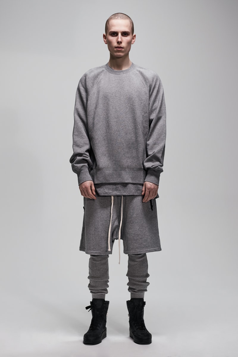 F.O.G. Essentials PacSun 2017 Spring Summer Crewneck Shirt Shorts Grey