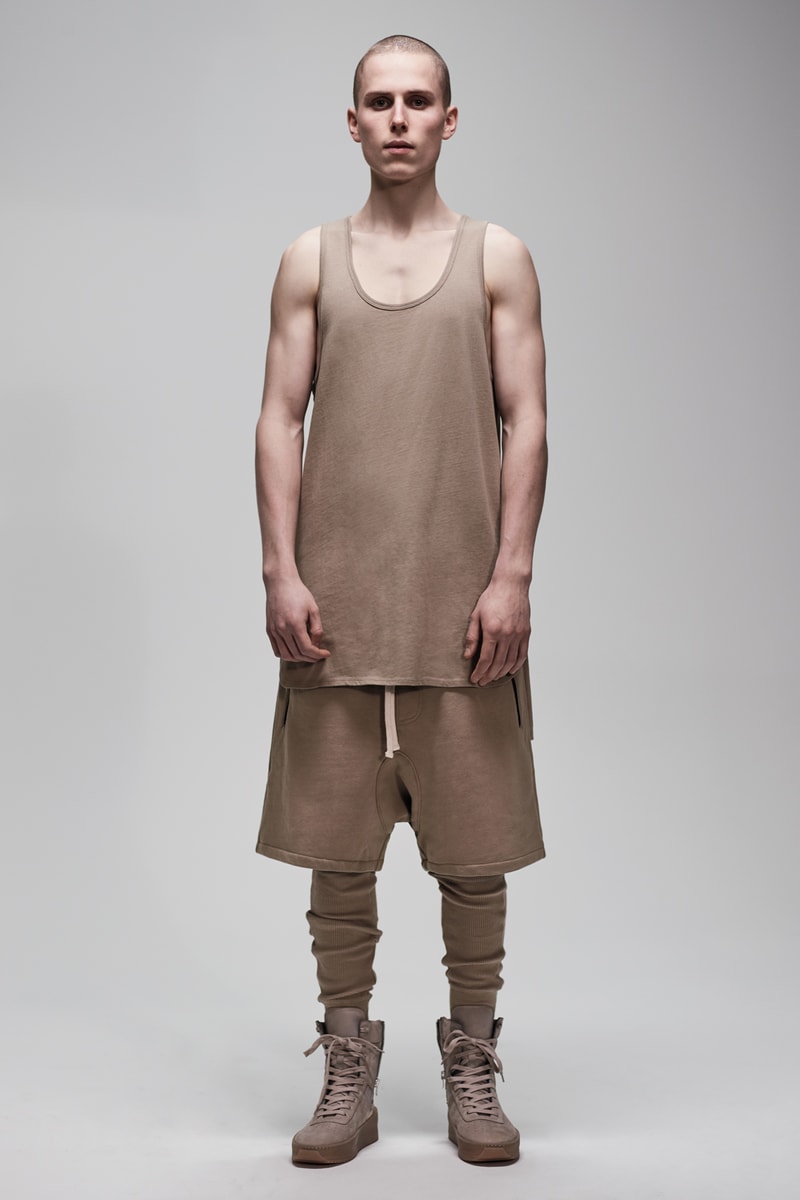 F.O.G. Essentials PacSun 2017 Spring Summer Tank Shorts Nude Tan